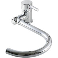 Eurosanit – Mitigeur de douche chromé 120 mm – Cartouche céramique 35 mm – Raccords excentrés inclus – Norme ACS