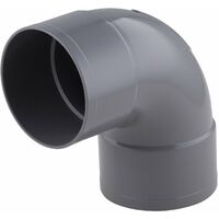 Noyon & Thiebault – Coude PVC 87° femelle Ø40 – Raccord d'évacuation pour eaux usées – Installation rapide avec colle PVC adaptée