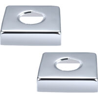 Rosace carrée 20x27 - 60x60 mm / haut. 15 mm x2 NOYON & THIEBAULT