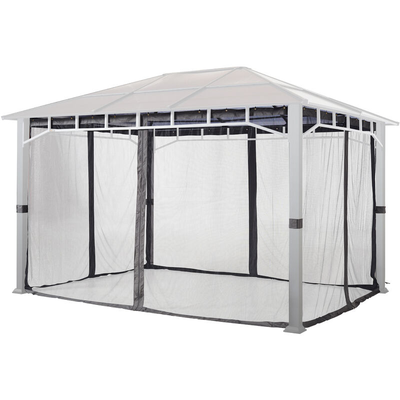Lot De 4 Poids De Nappe Avec Clips Métalliques - Pierre Blanche, 6x2x2 Cm - Anti-vent Pour Terrasse, Jardin, Pique-nique - 3