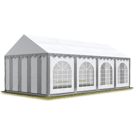 Toit de tente de réception 5x10 m Blanc 450 g/m²