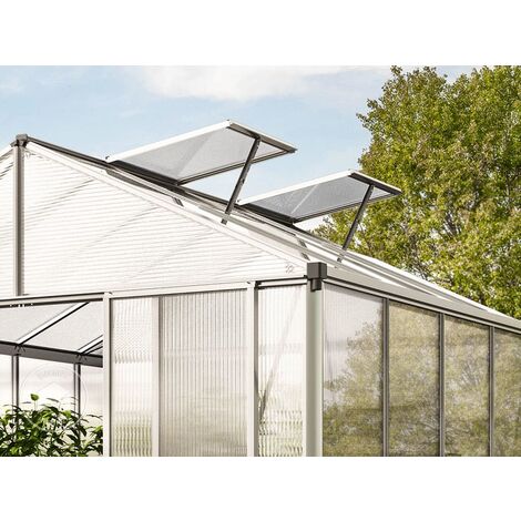 GFP Serre de Jardin Hera 4 Serre en Verre 263x263 cm | Structure en Aluminium