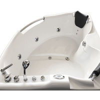 WHIRLPOOL BATH TUB CHROMOTHERAPY Model "GINEVRA" 150 X 150 cm HOTTUB