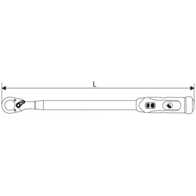 Clé Dynamométrique FACOM Expert E100105 - 1/4" De Pouce - 5 à 25 Nm - Neuf