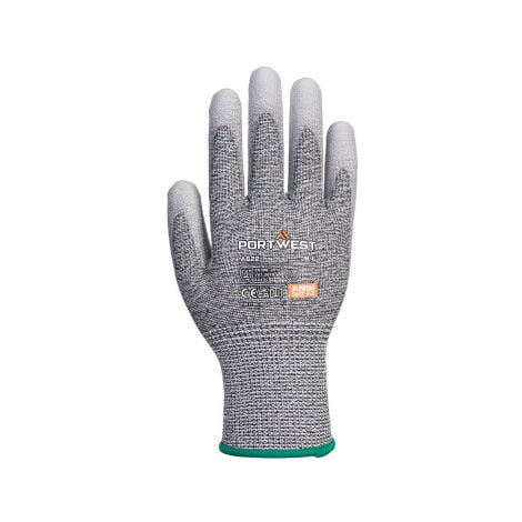 Gant MR Paume PU Anti-coupure Gris - A622 - Portwest - Taille L