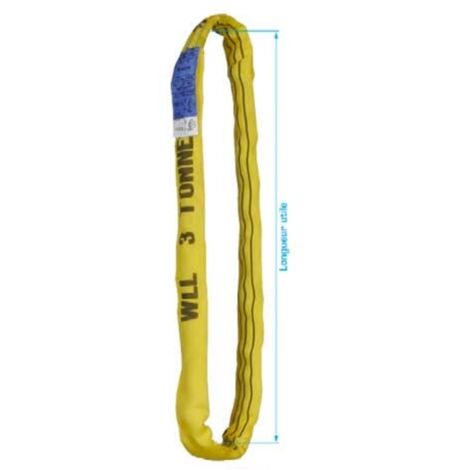 Elingue ronde textile sans fin 3T 4M PMS