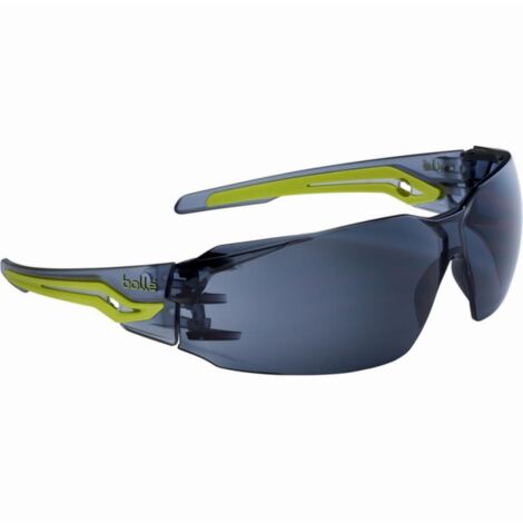 Bollé Safety – Lunettes de protection Silex fumée – Norme EPI – Vision panoramique – Protection ultra-enveloppante – Usage extérieur