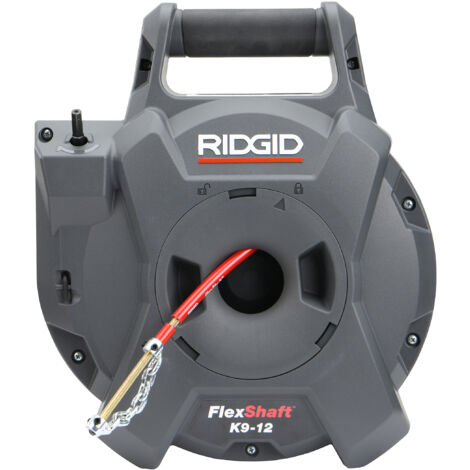 Ridgid – Machine de nettoyage des canalisations K9-12 76188 – Câble FlexShaft 30 pi – Pour tuyaux de 1 1/4 po à 2 po – Alimentation perceuse sans fil