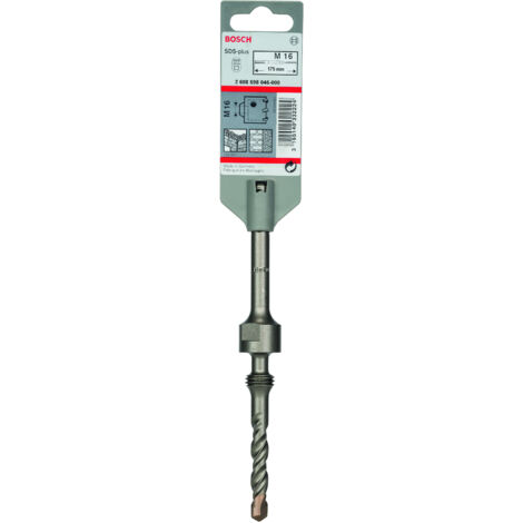 Porte-outil SDS-plus pour couronnes-trépans avec filetage M 16 BOSCH 2608598046