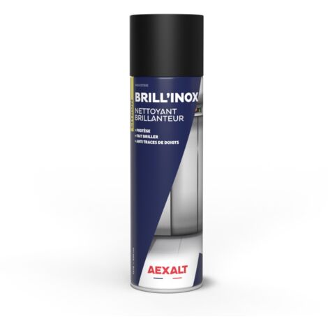 Aexalt – Nettoyant brillant inox aérosol 650ml – Pour surfaces acier, aluminium et chrome – Dissout tâches et traces – 1518 (1/4)