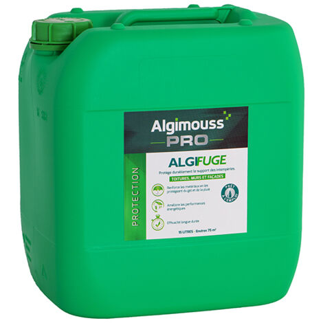 Hydrofuge toiture et façade ALGIFUGE (15 litres) - 047005 - Algimouss