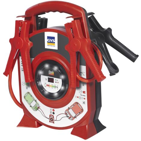Câbles de démarrage sur enrouleur 350 A 2x3,5 m / 25 mm² - 027695 - Gys (1/4)