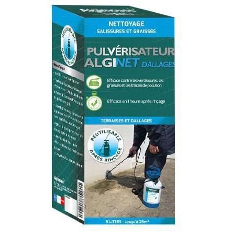 Nettoyant terrasse ALGINET DALLAGES avec pulvérisateur (5 Litres) - 081005 - Algimouss (1/2)