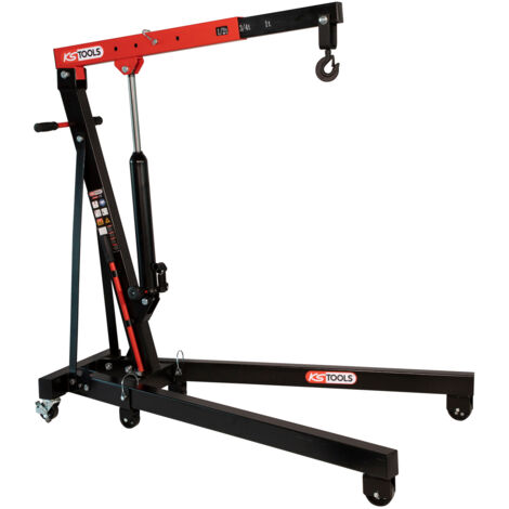 KS Tools - Grue mobile pliante standard 1t - chèvre d'atelier 1000kg - 161.0020