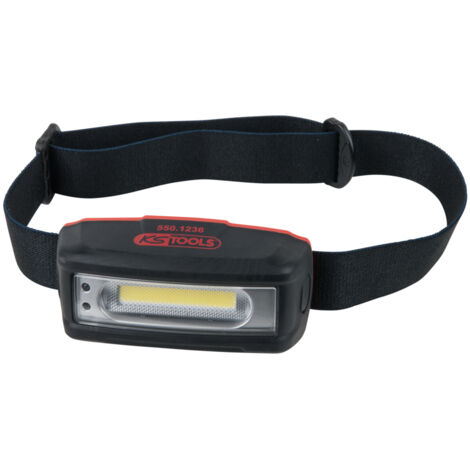 Lampe frontale à LEDs KS TOOLS Rechargeable - 220 lumens - 550.1236 (1/7)