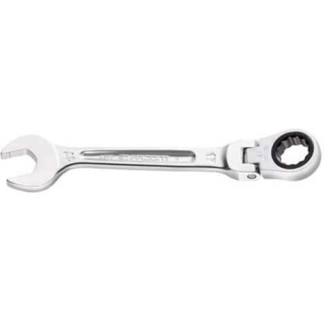 Clé mixte à cliquet articulée 19 mm - 467BF.19 - Facom