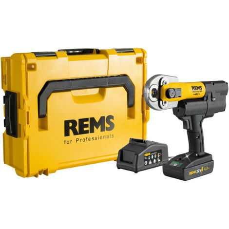 Rems – Pince à sertir Mini-Press 22V – Retour automatique – Sertissage rapide en moins de 4s – Pour raccords à sertir courants
