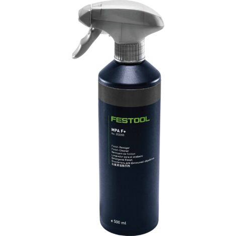 Festool – Nettoyant de finition MPA F+/0,5L – Élimination des poussières et reflets – Base aqueuse sans silicone – Pour vitrification par pulvérisation (1/5)