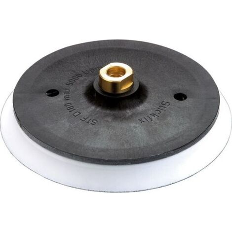 Festool – Plateau de ponçage M14 pour RAS 180 – Taraudage M14 – Utilisation universelle sur surfaces planes ou arrondies – Référence 485253