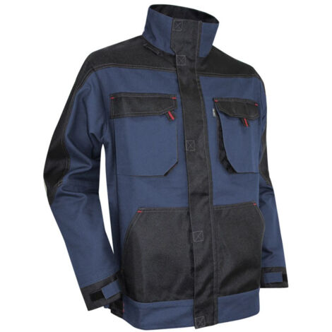 Blouson veste de travail bicolore Bleu/Noir - 2169 BRAISE - LMA - taille M (1/2)