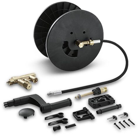 Kärcher – Kit d’adaptation tambour-enrouleur 21100080 – Accessoire pour nettoyeur haute pression – Longueur optimisée pour rangement efficace