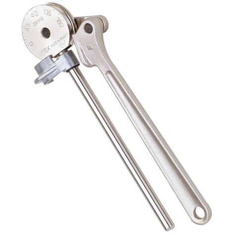 Virax – Pince à cintrer acier pour tube cuivre Ø 18mm – Flexion jusqu'à 180° – Graduation précise – Pour tubes écrouis et recuits (1/3)
