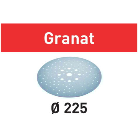Abrasif STF D225/128 P180 GR/5 Granat - 205667 - Festool