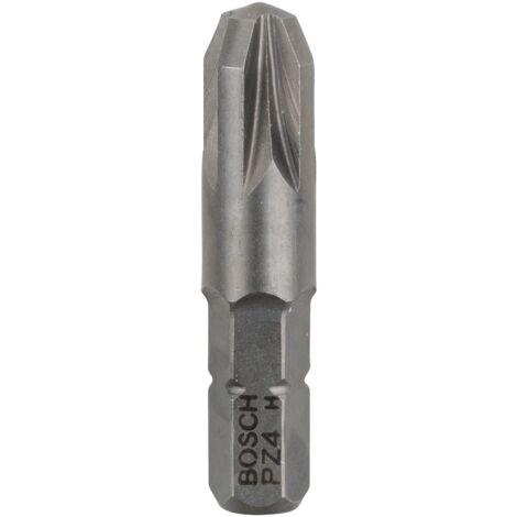 Pack 3 Embouts de vissage pozidriv extra-dure PZ4 longueur 32 mm - 2607001566 - Bosch (1/4)