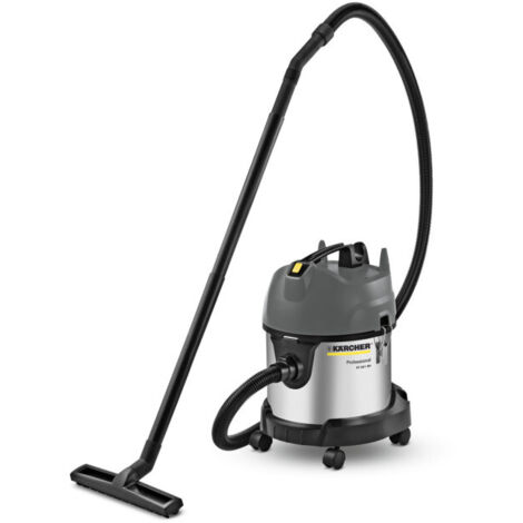 Kärcher – Aspirateur professionnel eau et poussières 20L – Dépression 227 mbar – Débit d'air 59 l/s – Cuve inox anti-corrosion (1/2)