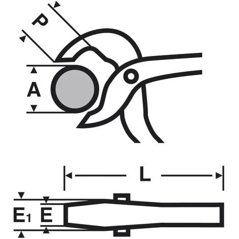 Clé serre-tube suédois 1.1/2'' spécial tube 010449 - Virax