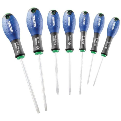 Jeu 7 tournevis Tamper Torx - Expert