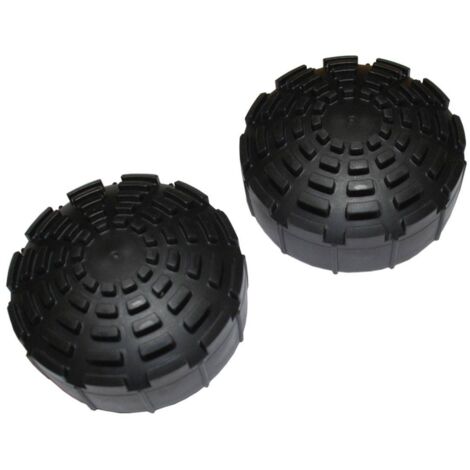 Telesteps – Embouts en caoutchouc pour pied d'échelle télescopique TEL951300 – Antidérapants pour stabilité accrue – Compatible séries ECO LINE