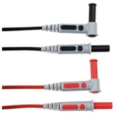 Cordon surmoulé 1,5 m DM4-CM4 Cat4 1kV RD/BK - P01295453Z - Chauvin Arnoux (1/4)