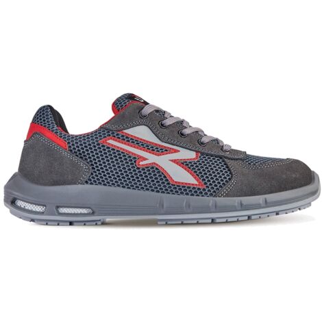 Chaussures de sécurité basses SKAT ESD PLUS S1P SRC - Gris/Rouge 45 (1/3)