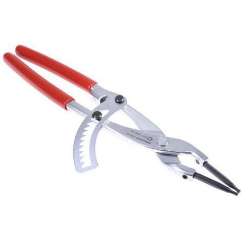 Facom – Pince à circlips 310 mm – Pour freins d'axe intérieurs – Embouts interchangeables – Revêtement PVC rouge (1/5)