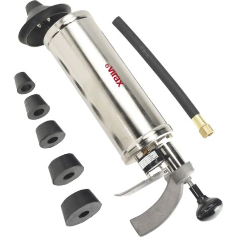 Virax – Déboucheur de canalisation revolver – Pression maximale 6 bars – Diamètre intérieur 100 mm – Efficacité 98% pour bouchons graisse et cheveux