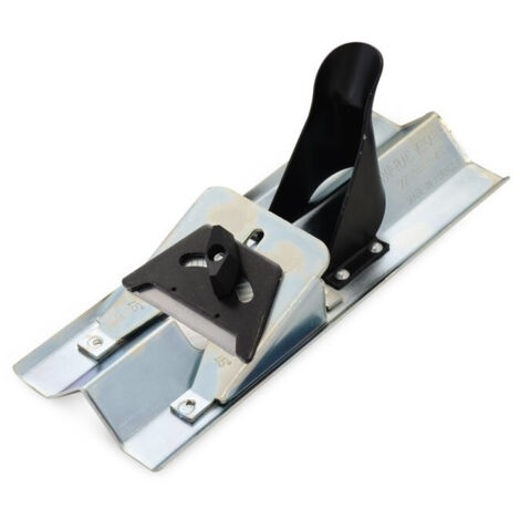 Finish – Rabot à chanfreiner pour bois dur – Angle de chanfrein réglable 22-45° – Profondeur de coupe ajustable – Prise en main ergonomique