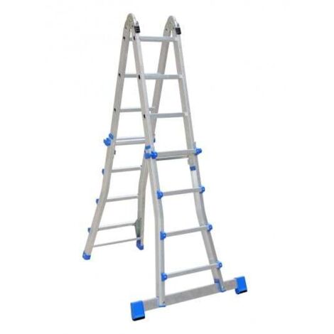 Echelle téléscopique MULTISCOPIC 4x3 marches 3.62M - 00094318 - Tubesca (1/5)