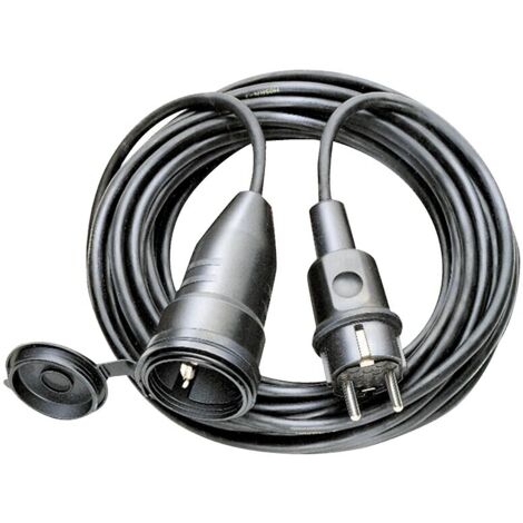 Rallonge électrique 25m de câble H07RN-F 3G2,5 avec prise à clapet (IP44)