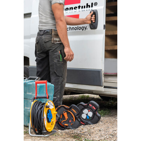 Enrouleur électrique compact X-GUM 3 prises 10m H07RN-F 3G1,5 - 1169761100 - Brennensthul