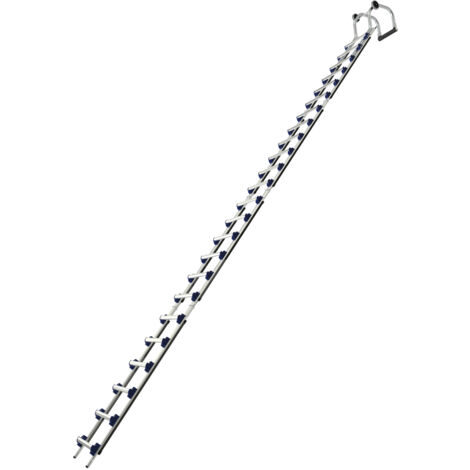 Tubesca Comabi – Échelle de toit Evoklip 6.30m – Entraxe 390mm – Pour chantiers humides – 2453739