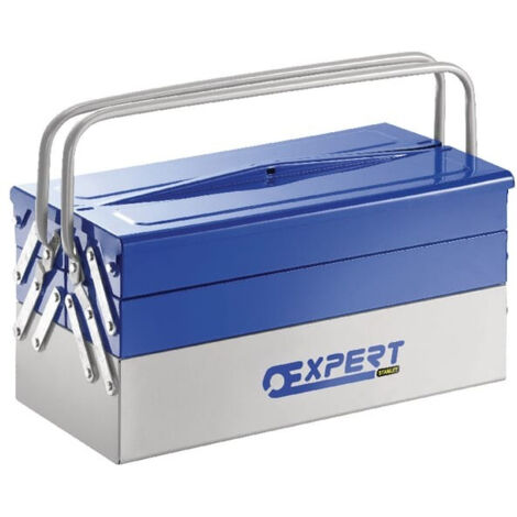 Expert – Boîte à outils métalliques 5 compartiments 535 mm – Verrouillable par cadenas – Dimensions L.575 x P.250 x H.230 mm – Pour professionnels (1/3)