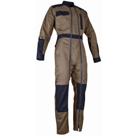 Combinaison double zip Chaudron LMA Châtaigne / Gris sombre - T5/ T.XL - 4111 T.XL