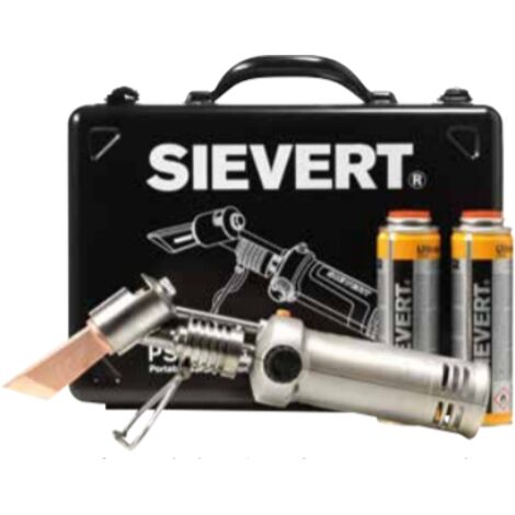 Fer à souder portable 338093 – Panne en cuivre 250g – Autonomie 60-90 min – Température de flamme 2100°C – Pour espaces exigus – Sievert - SI338093 (1/6)