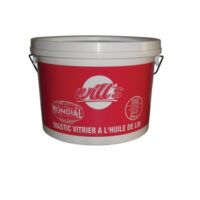 Mastic de fixation naturel 5kg – Pour châssis bois et métal – Excellente adhérence sur verre – Durcissement rapide – Den Braven