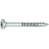 Rocket – Vis à bois tête fraisée étoile 6x80mm en acier zingué – Boîte de 150 vis – Vissage fluide sans fendage – 351400025071