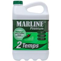 Mélange alkylate pour moteurs 2 temps PREM2T858 – 5 litres – Carburant inodore et non corrosif – Indice énergétique élevé – Marline