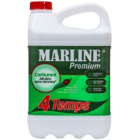Carburant-alkylat 4 temps 5L – Diminution des gaz d'échappement nocifs – Stockable 3 ans – Pour hivernage matériel – Marline