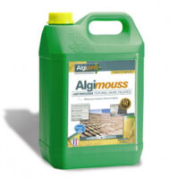 Algimouss Anti-Mousse 5 Litres - Élimine Algues, Lichens, Mousses - Prêt à L'Emploi
