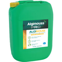 Antimousse pour toit, mur et sol 30L – Élimine lichens, algues et moisissures – Application facile sans rinçage – Algimouss